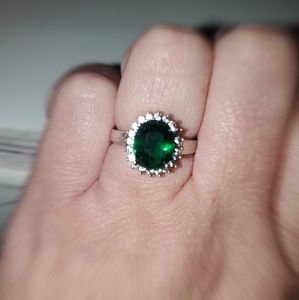 Emerald SWAROVSKI Ring
